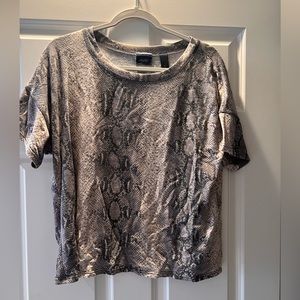 Daytrip snake skin print top